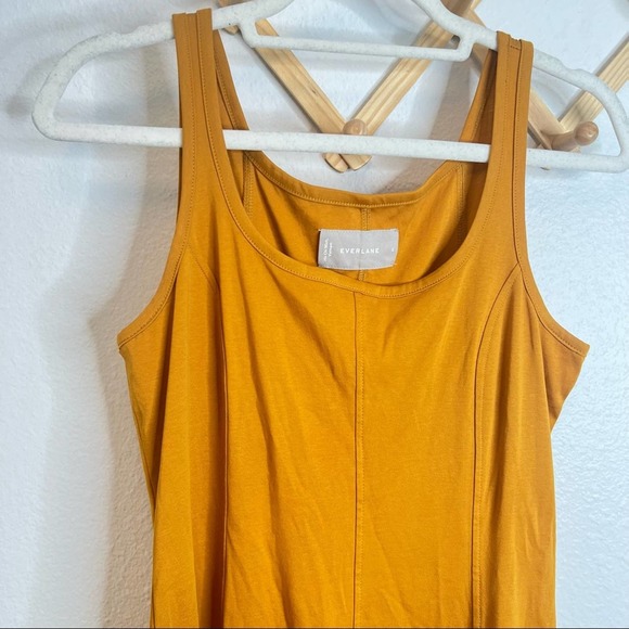 Everlane Luxe Cotton Seamed Tank Dress - Picture 6 of 9
